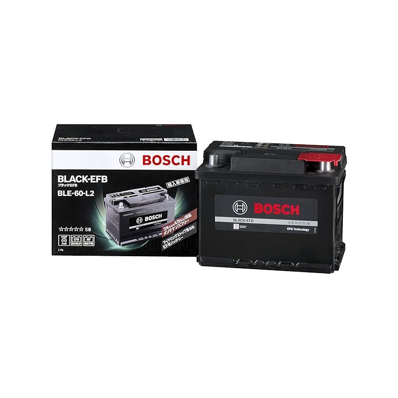 BOSCH ボッシュ 国産車 輸入車バッテリー BLACK-EFB BLE-60-L2 LN2 0
