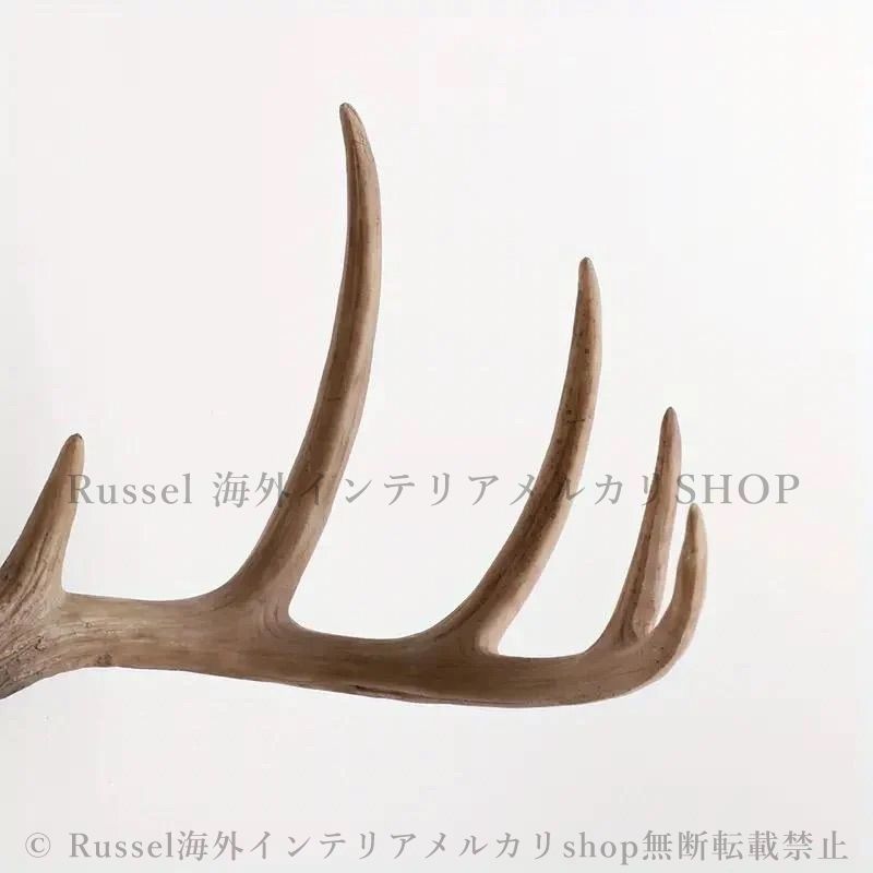 オブジェ トナカイ 壁掛け 牛 ハンティングトロフィー調 ウォール