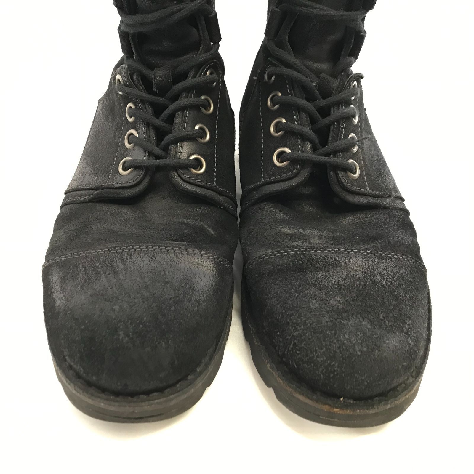 【破格美品】DIESEL ブーツ ディーゼル レザー ブーツ DIESEL ディーゼル レザー レースアップブーツ ミドルブーツ 41