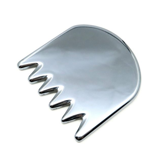 テラヘルツ鉱石 かっさ プレート 櫛型 ギザギザ フェイシャルマッサージ 美容 テラヘルツ Terahertz テラヘルツ波 鏡面加工 パワーストーン 天然石 送料無料 遠赤外線 グッズ 癒し お風呂 クリスマス 贈り物 ギフト 喜ばれる プレゼント 贈り物