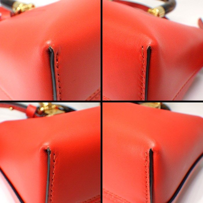 フェンディ FENDI ショルダーバッグ ハンドバッグ バイザウェイ ミニ 8BS067 ABVL パパヴェロ カーフレザー 【中古】 FENDI - フェンディ FENDI ショルダーバッグ ハンドバッグ