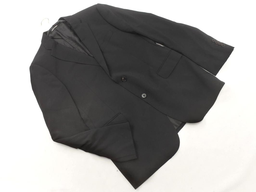 EMPORIO ARMANI エンポリオアルマーニ M LINE H41VMT01504 セットアップ ジャケット パンツ スーツ size50 黒 メンズ