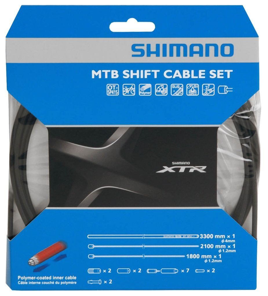 シマノ(SHIMANO) リペアパーツ シフトケーブルセット ポリマーコーティング MTB ブラック Y01V98110