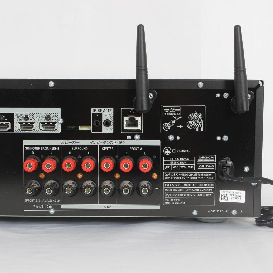 美品】SONY STR-DN1080 7.1chマルチチャンネルインテグレート
