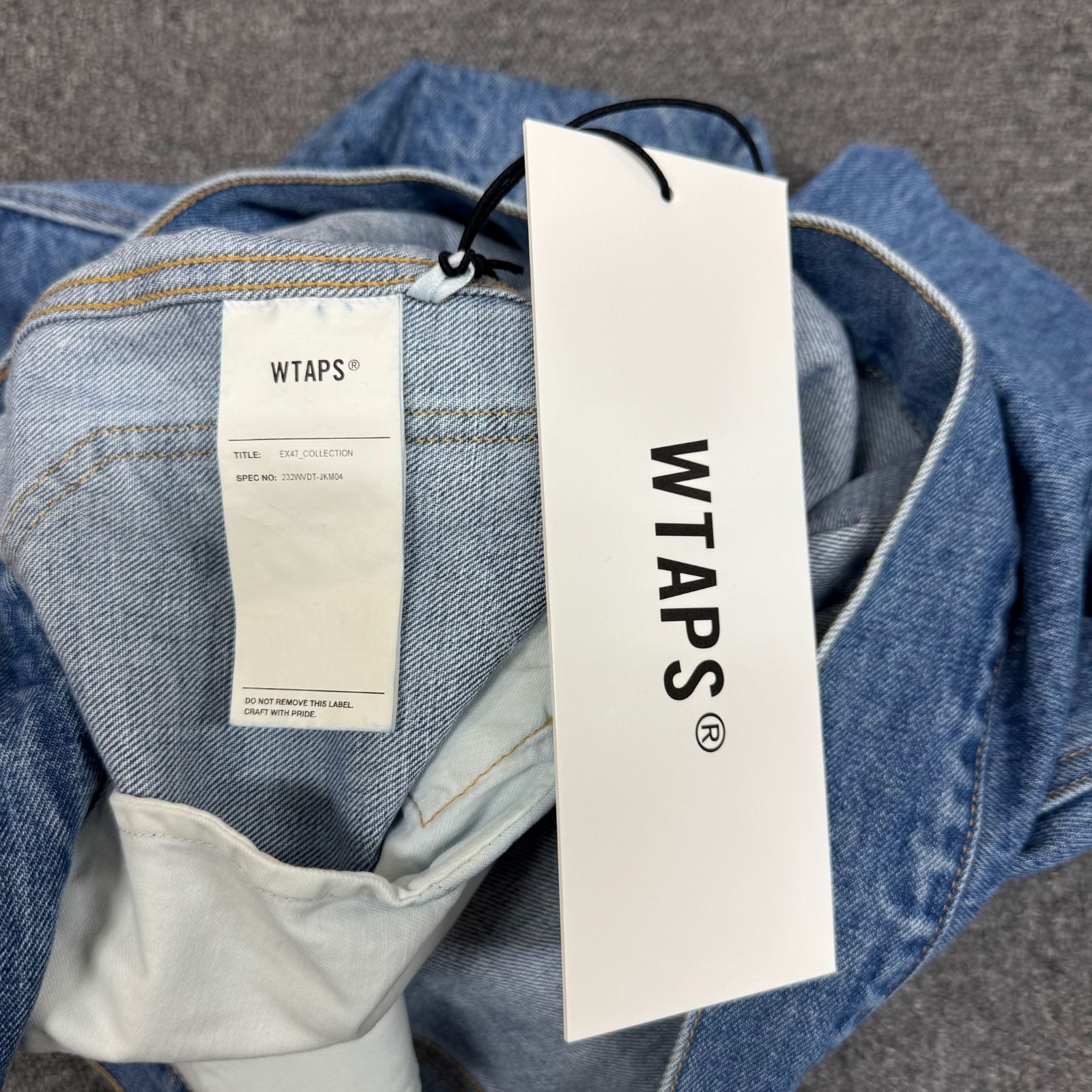 定価55000円 WTAPS 23AW DADDY &frasl; JACKET &frasl; COTTON. DENIM デニム