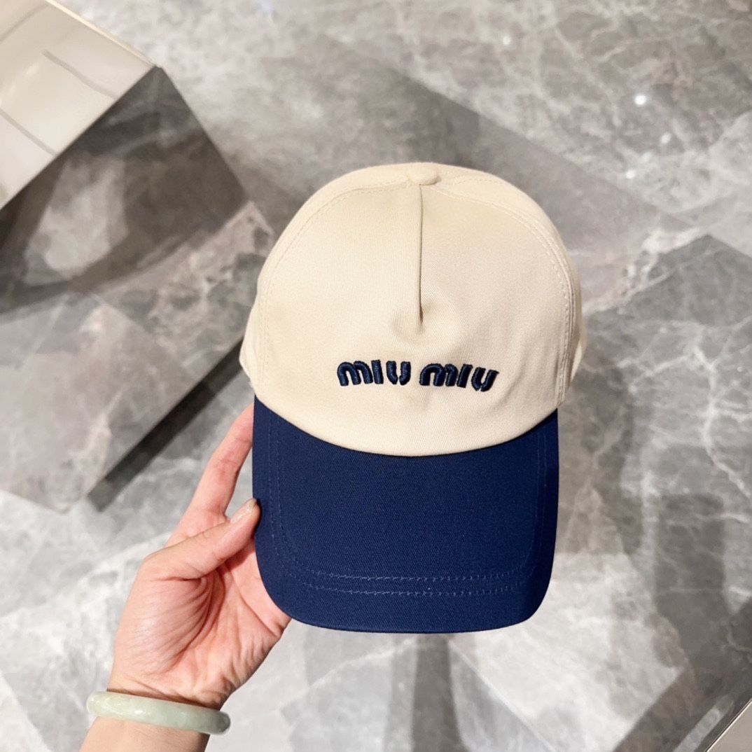 新品未使用 MIU MIU ミュウミュウ ベースボールキャップ 男女兼用 
