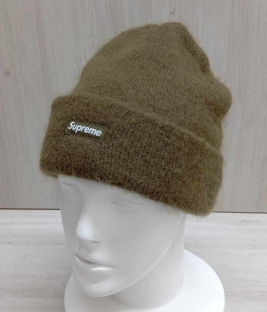 Supreme|シュプリーム|ニット帽|Mohair Beanie|23FW|Dark Khaki|オリーブ系