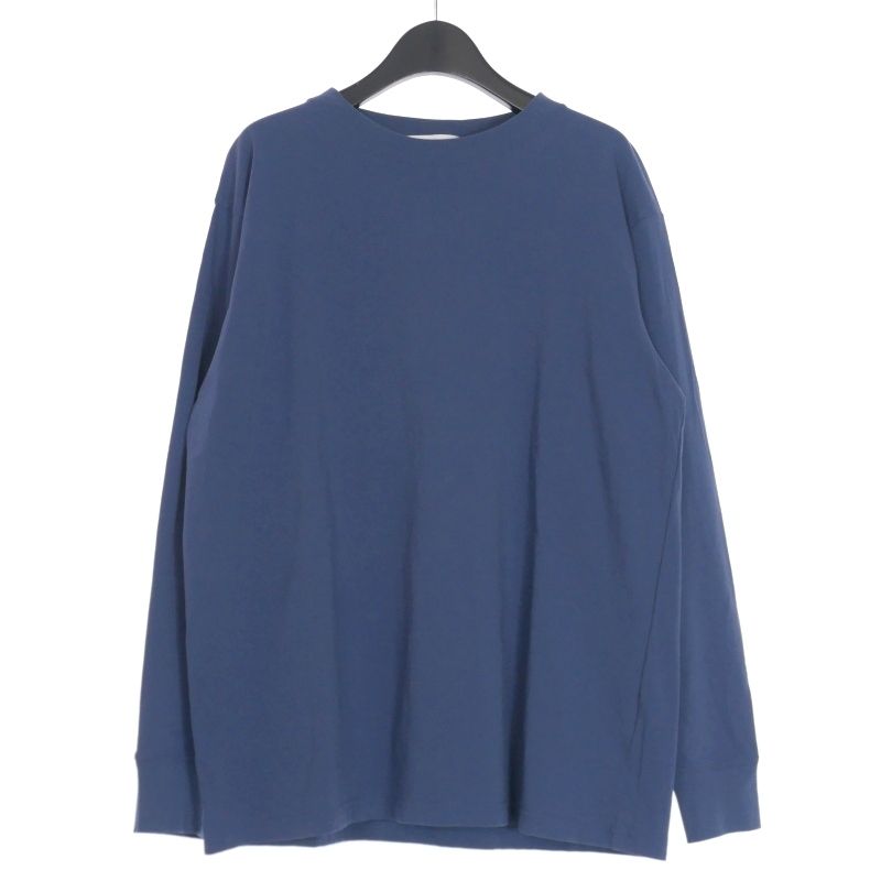 レインメーカー RAINMAKER 24AW クルーネック ロング Tシャツ カットソー 長袖 3 フェードブルー RM242-036