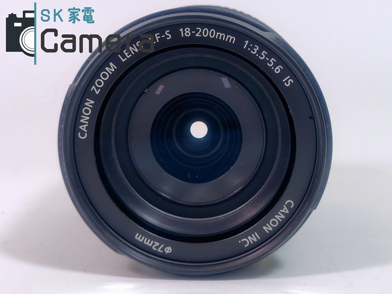 Canon EF-S 18-200mm F3.5-5.6 IS C-PLフィルター EW-78D フード付 
