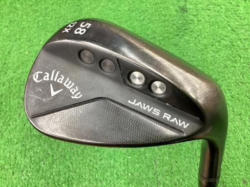 中古】 キャロウェイ JAWS RAW ブラック 58/12X ウェッジ WG