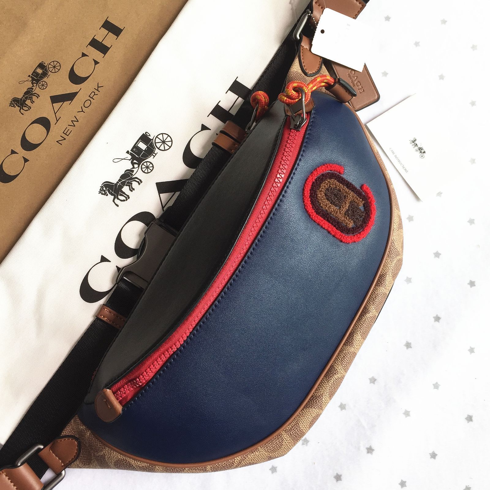 セール中】COACH コーチバッグ 1413 ブラック ボディーバッグ ベルト  