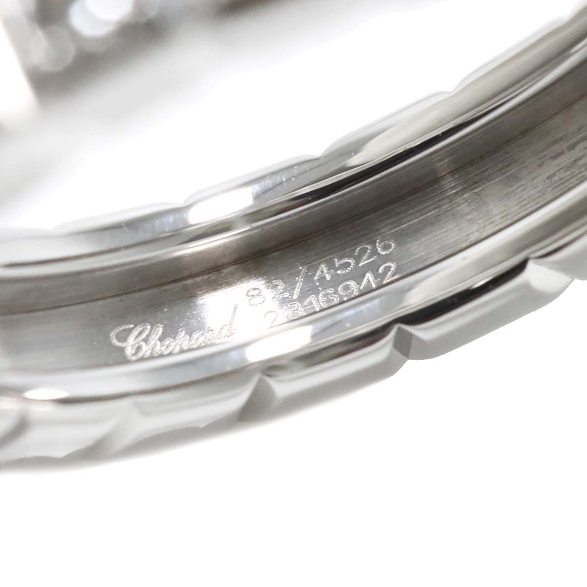 ショパール　アイスキューブ　リング　k18WG 販売証明書付き Chopard - ショパール アイスキューブ リング 指輪 7号 18金 K18