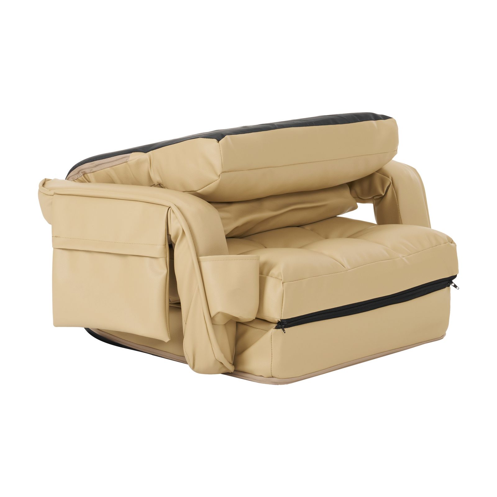 座椅子 リクライニング14段ギアリクライニングチェアー ファブリック