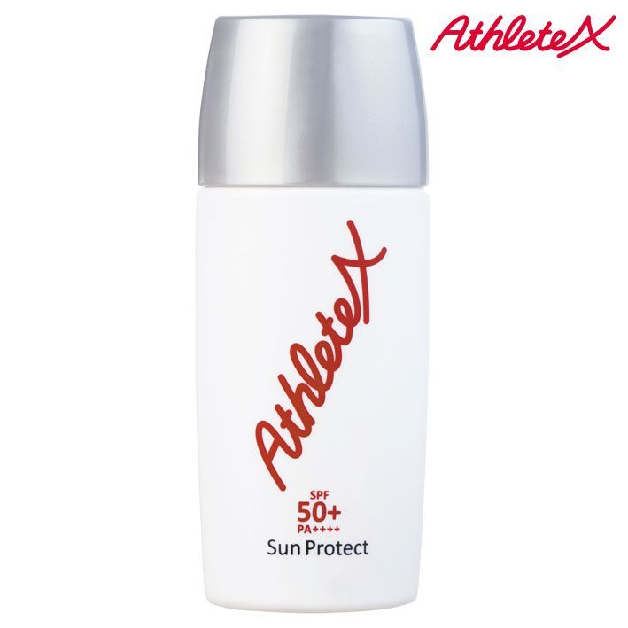 AthleteX アスリートエックス サンプロテクト50＋ 日焼け止め乳液 スポーツ化粧品 ウォータープルーフ 紫外線ケア ATXFH000 無香料 無着色 無鉱物油