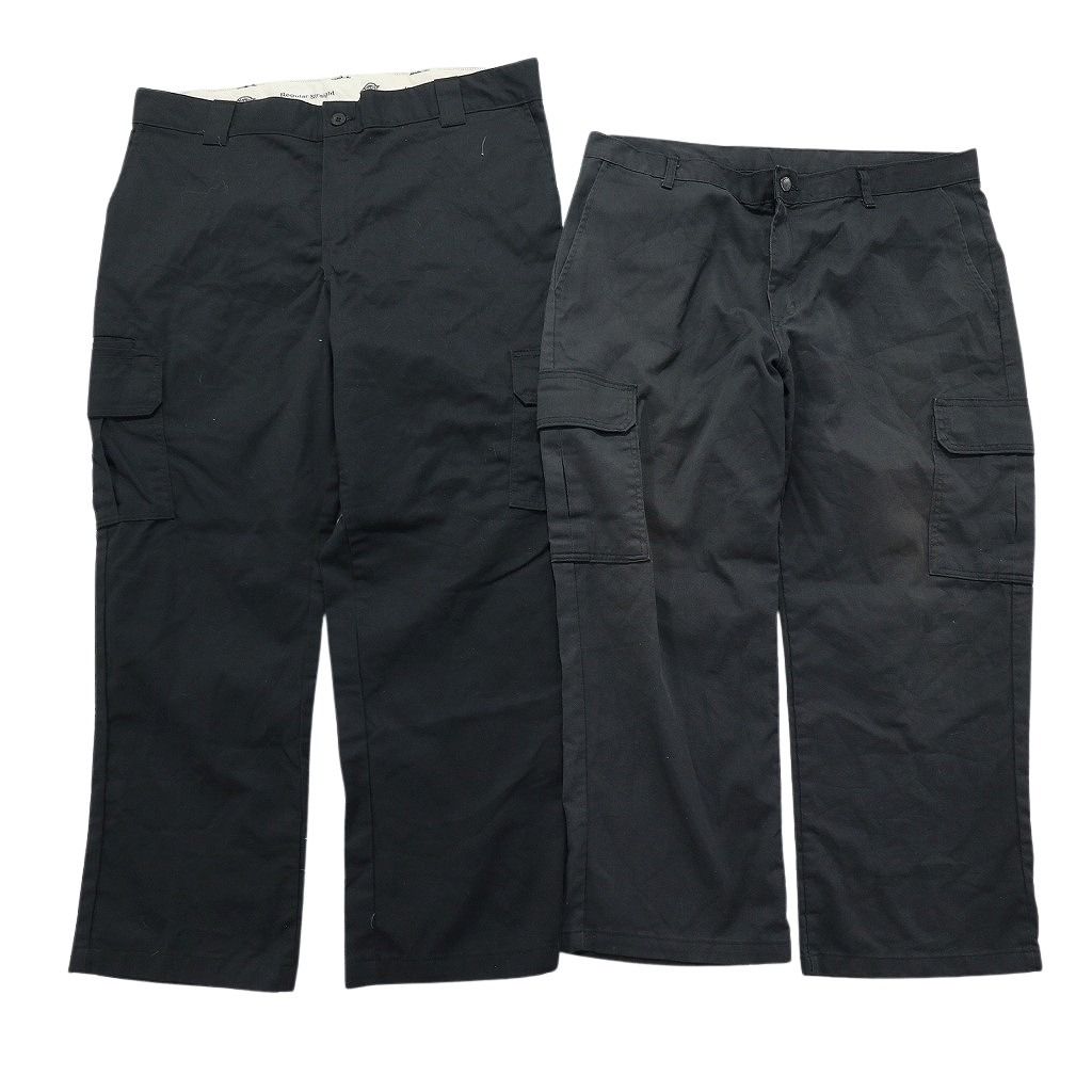 古着卸 ディッキーズ Dickies カーゴ パンツ 8枚セット メンズ 40 42 44 ワークパンツ ノープリーツ 古着 NB9725