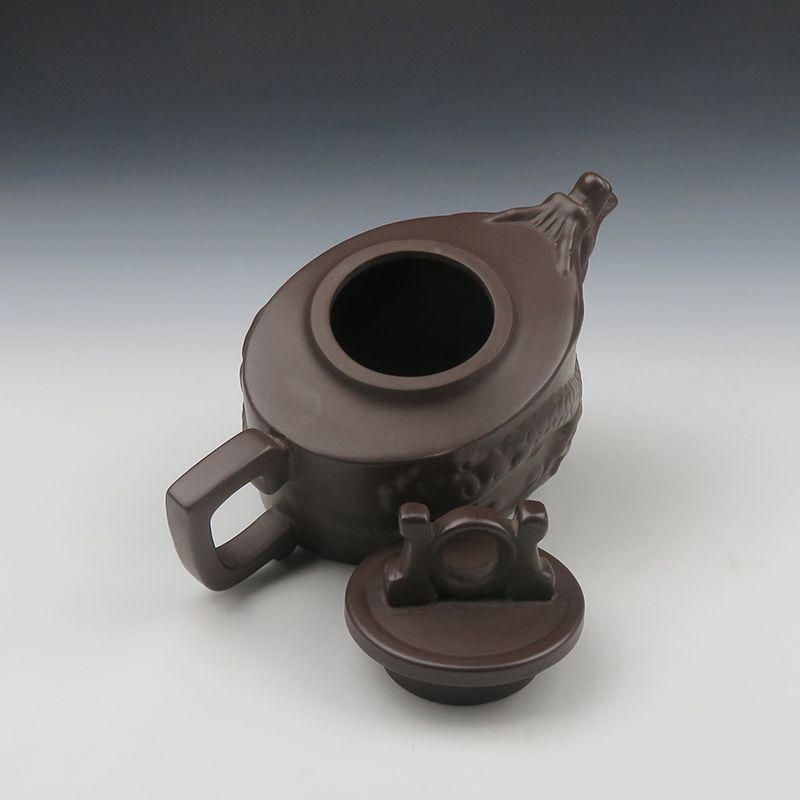 双龍壺 紫砂壺・紫泥急須・茶壺・茶道具 宜興紫砂 - メルカリ