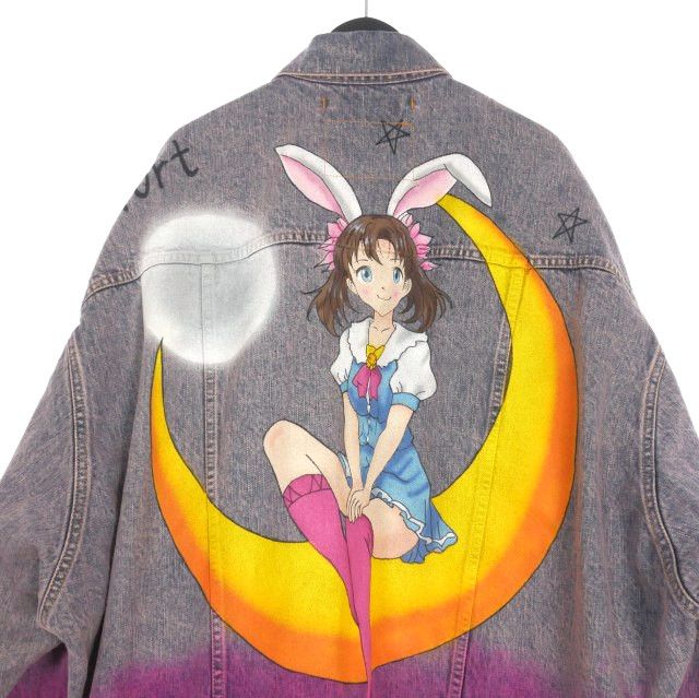 ダブレット doublet 25SS ANIME HAND-PAINTING DENIM JACKET