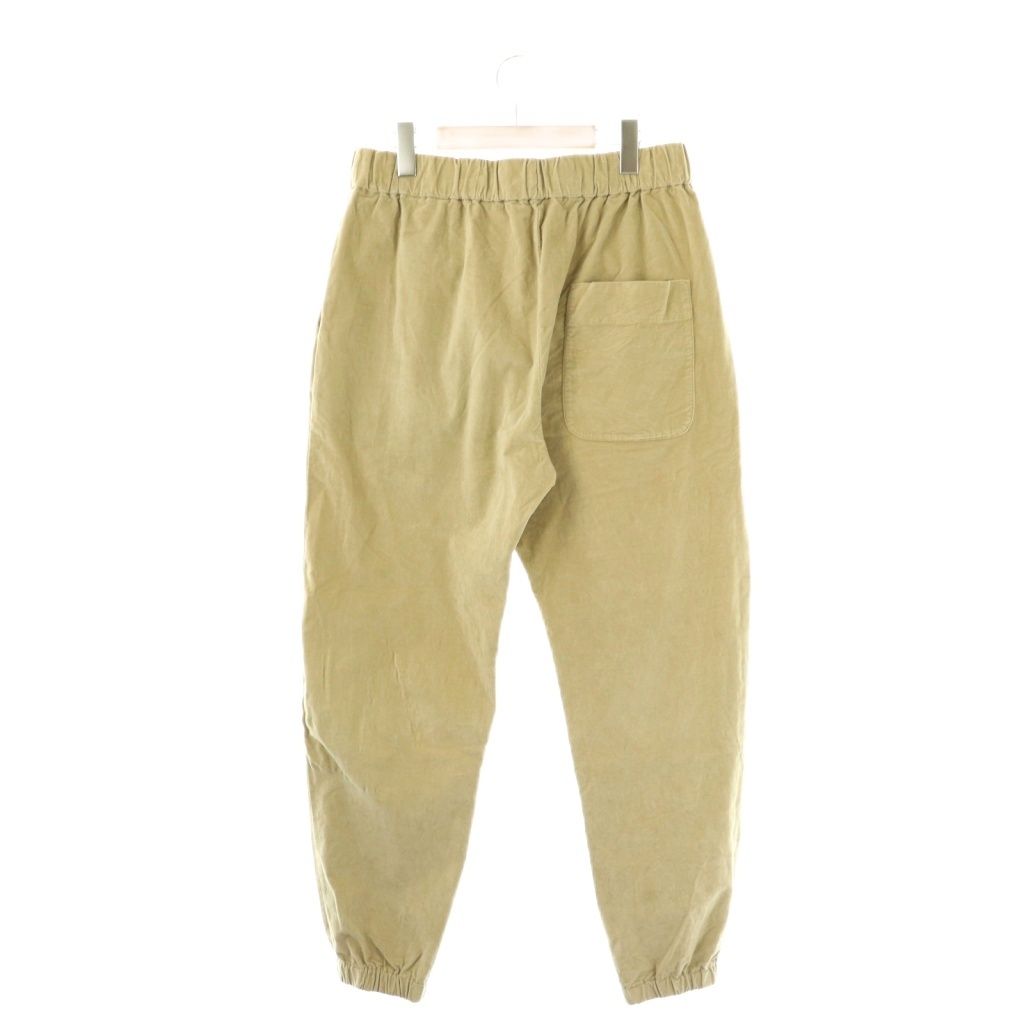 アルバムディファミリア Album di Famiglia VELVET BASIC PANTS パンツ ジョガー イージー ベージュ AT OS