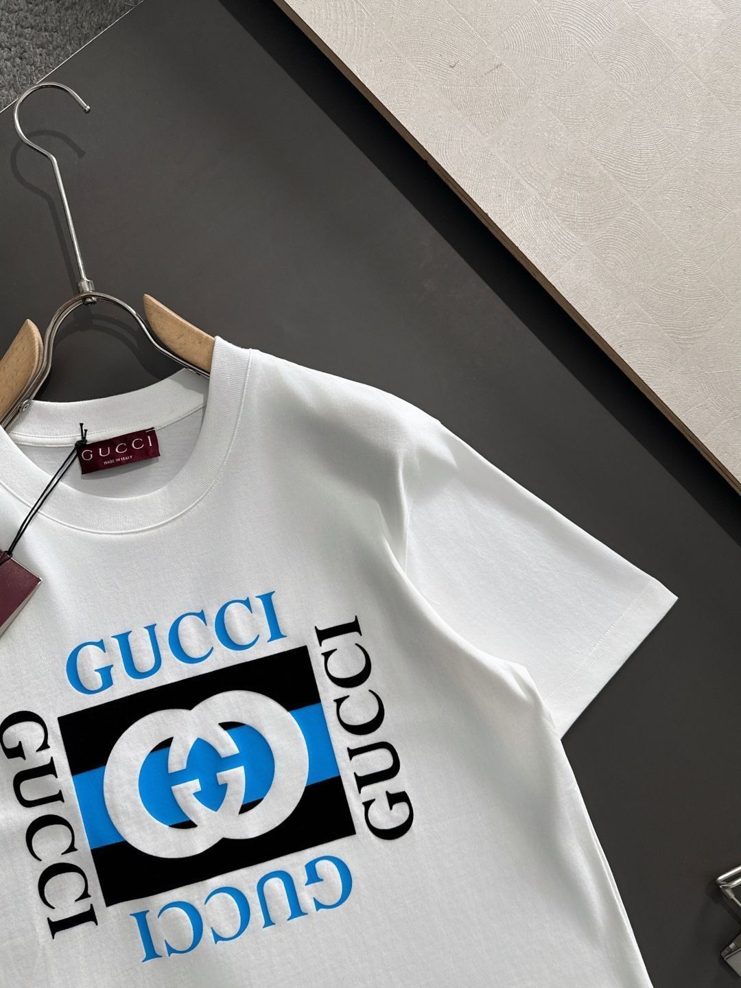 今日特価】GUCCI 25SS ダブルガーゼ T シャツ - メルカリ