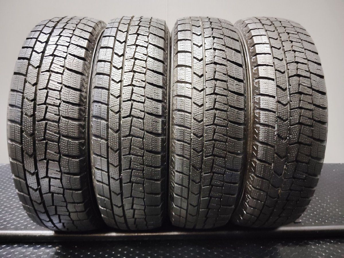 DUNLOP WINTER MAXX WM02 165 65R14 14インチ スタッドレス 4本 21年製 バリ溝 タンク トール パッソ デリカD 5 ジャスティ等 KTE375