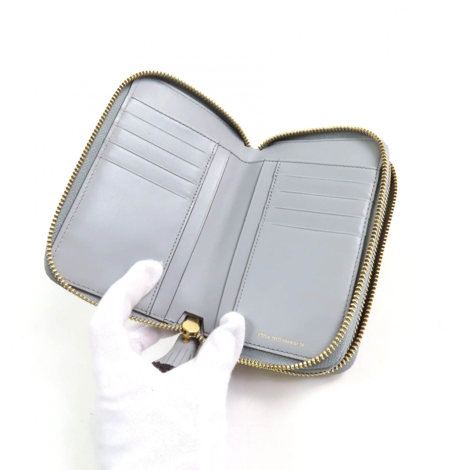 極美品☆ANYA HINDMARCH アニヤ ハインドマーチ 949224 Steam
