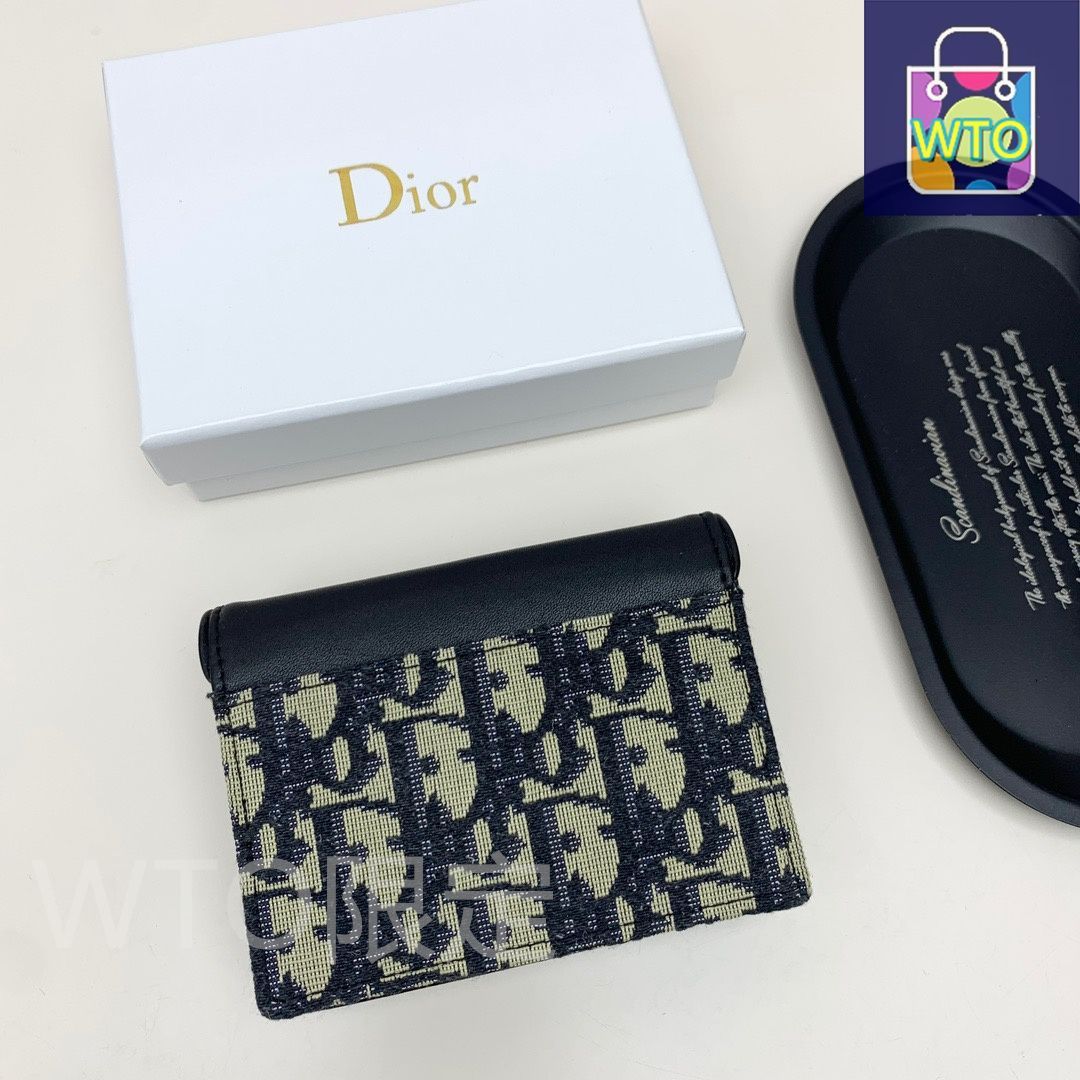 ✨️未使用級✨️ ディオール マネークリップ カードケース CD ダイヤモンド柄 ✨️未使用級✨️ ディオール マネークリップ カードケース CD