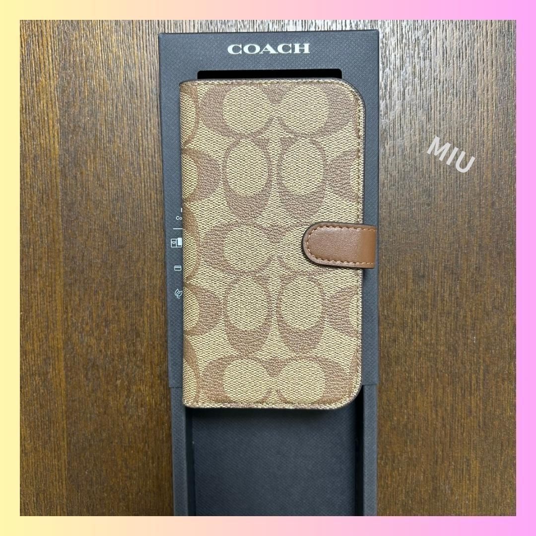 残りわずか】COACH コーチ Iphone 15 PRO 手帳型ケース 【公式通販】