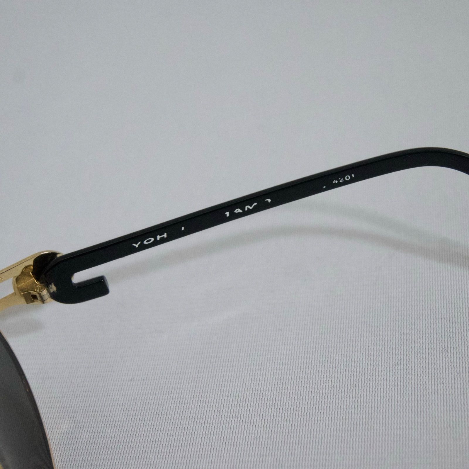 90s Archive Yohji Yamamoto 52-4201 Oval Sunglasses 90年代