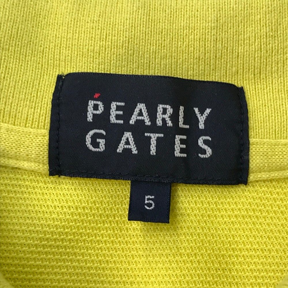サイズ：5 PEARLY GATES パーリーゲイツ 半袖ポロシャツ
