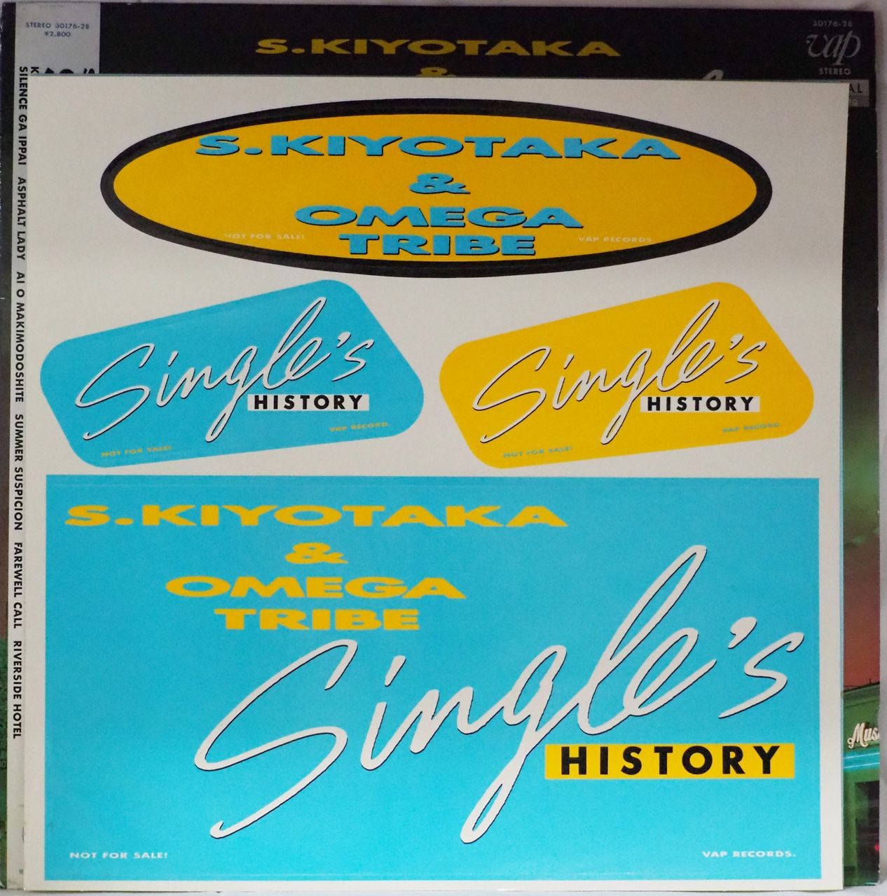 杉山清貴&オメガトライブ／SINGLE'S HISTORY（初回プレス盤・美盤・極