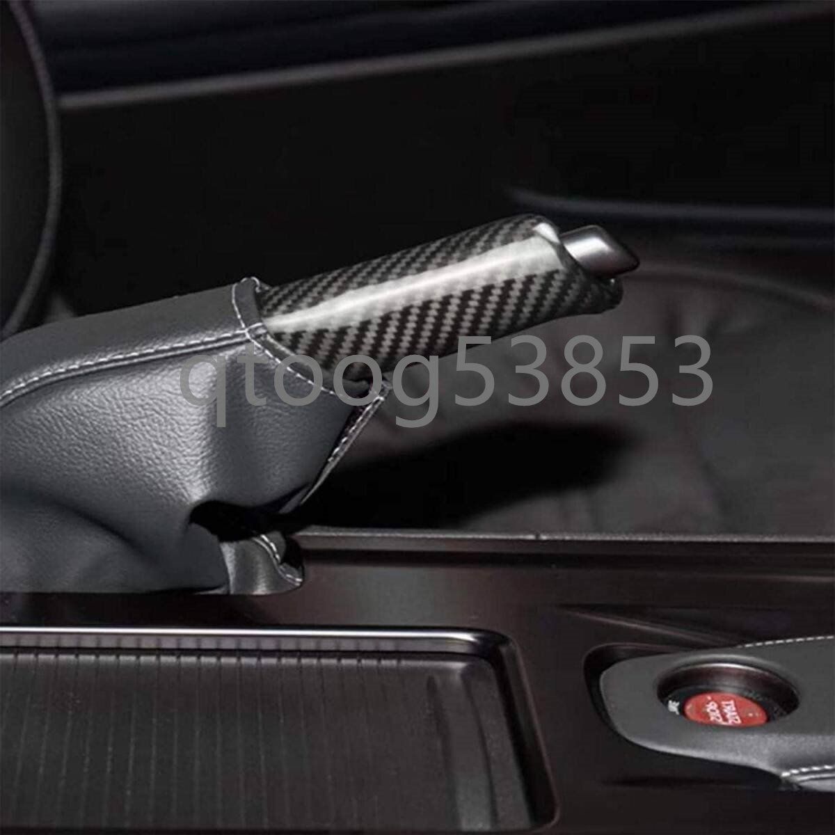100％カーボン製 ファイバーカーハンドブレーキカバーグリップハンドルレバー