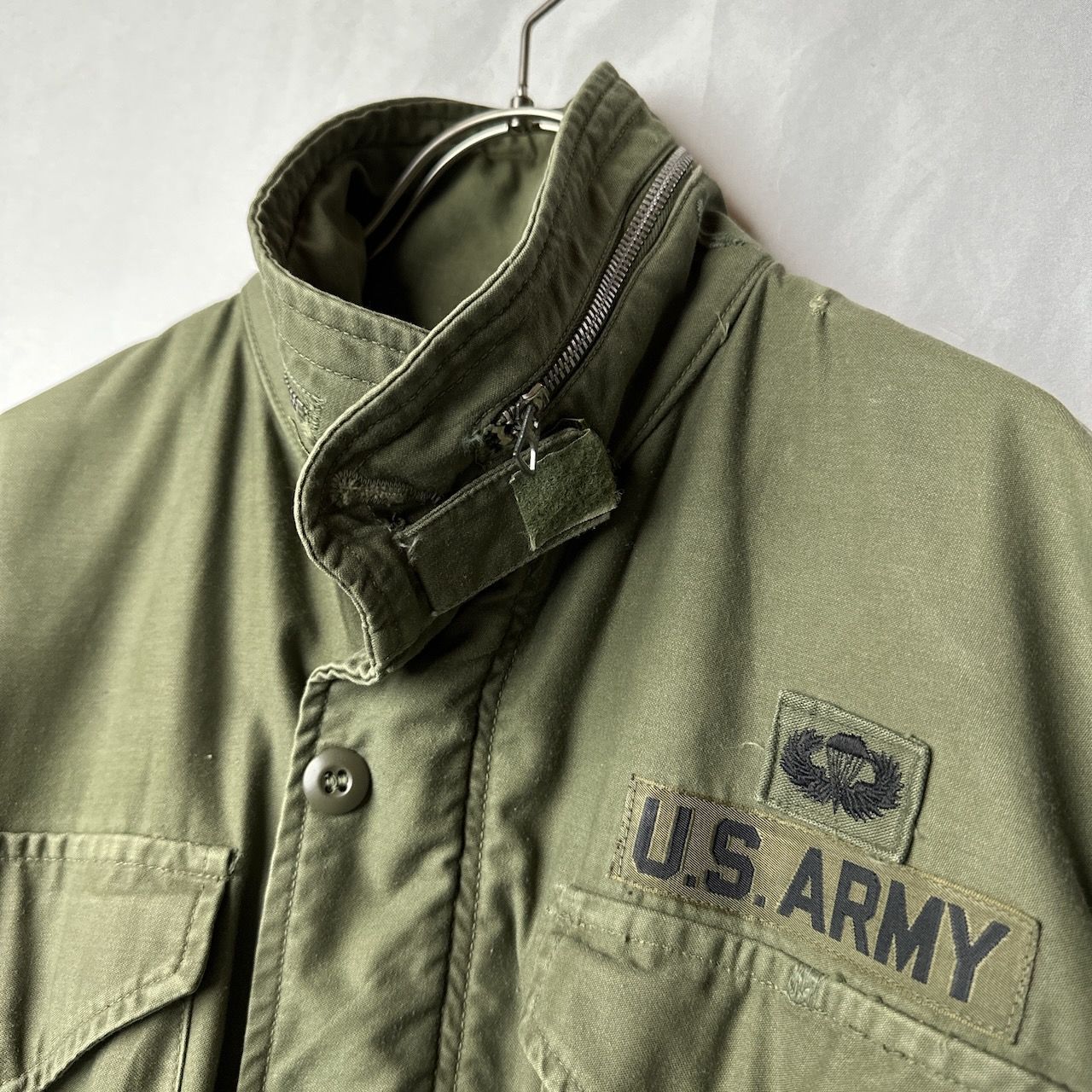 60s U.S.ARMY M65 1st 実物 フィールドジャケット エポレットなし 