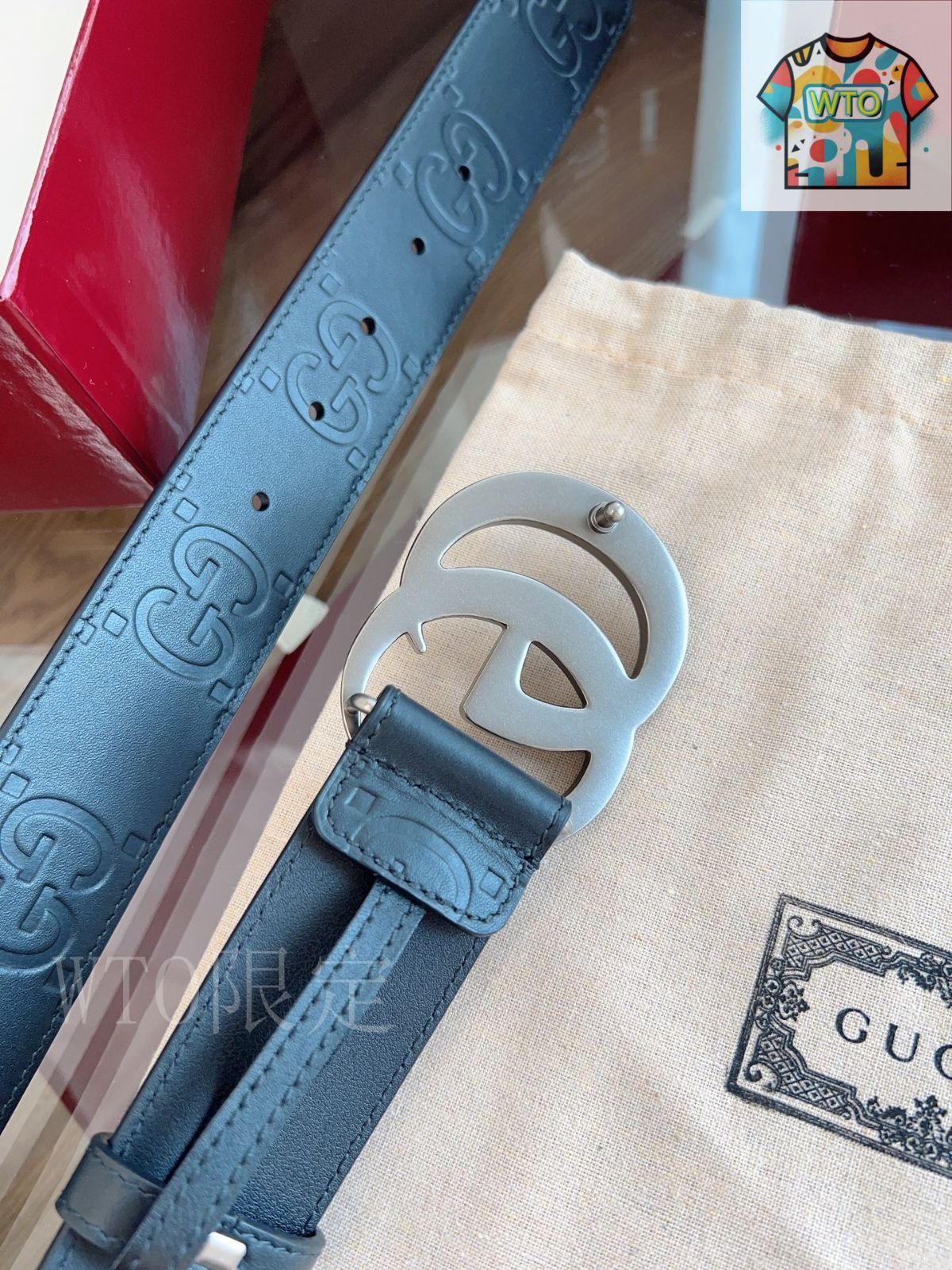 今日特価】GUCCI グッチ PVC ベルト-3 - メルカリ