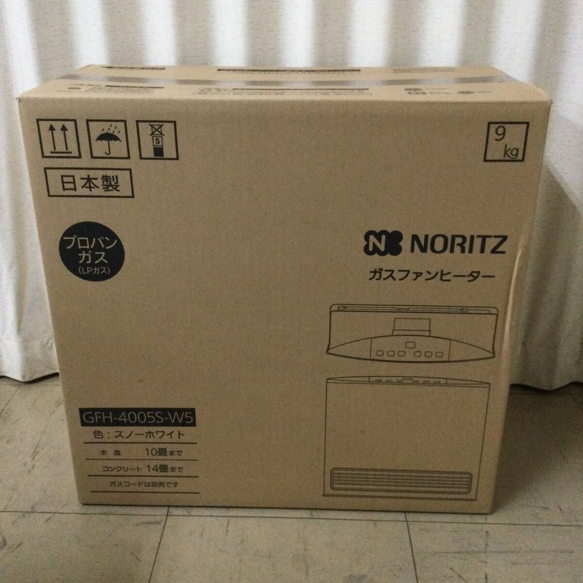 未開封 NORITZ. ノーリツ LPガスファンヒーター GFH-4005S-W5 プロパン - メルカリ