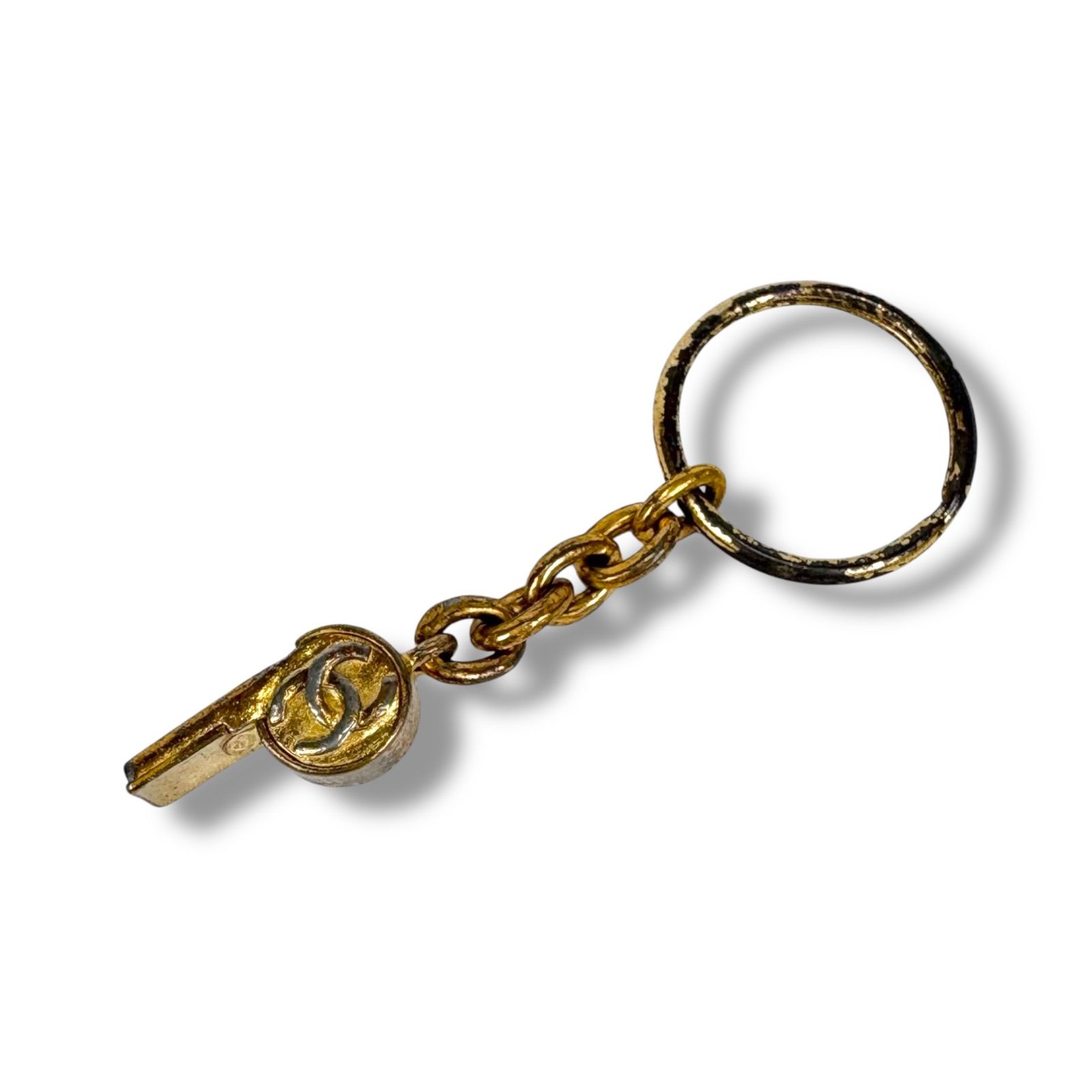 シャネル CHANEL キーリング 1995年製造 バッグチャーム