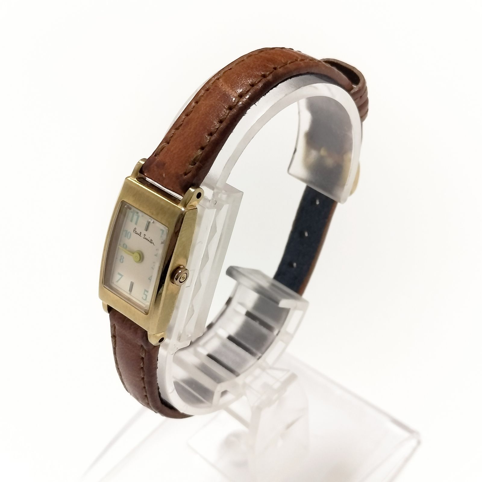 Paul Smith ポールスミス うさぎ刻印 スクエアウォッチ 稼働品