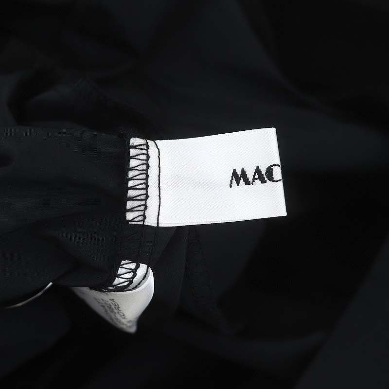 マチャット MACHATT 22SS タックロンパース M 黒 ブラック /SY □OS  