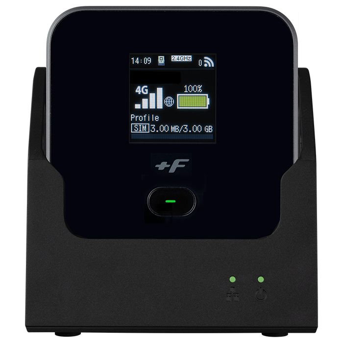 富士ソフト F FS 045 W 本体 充電LANステーションセット商品 SIMフリー 4 G対応 モバイルルーター