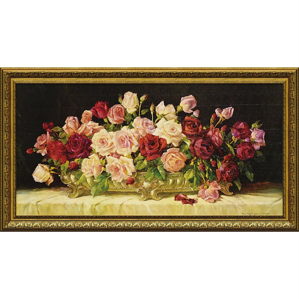 ルノワール 「田舎のダンス」複製画 シルクスクリーン　特大額付き ルノワール 「田舎のダンス」複製画 シルクスクリーン 特大額付き