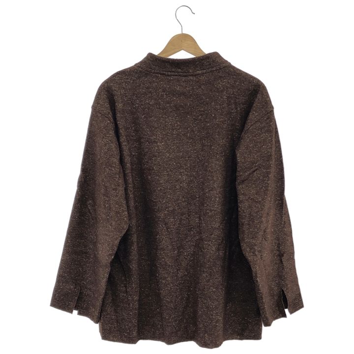 amachi フロントデザインモックネックニット メンズ ブラウン 6 - メルカリ