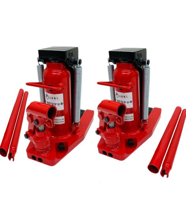 6ヶ月保証2台 爪付油圧ジャッキ 爪ロングタイプ ハンドル付き 赤色 油圧式 爪付きジャッキ 爪部2.5t ヘッド部5t 手動 油圧ジャッキ 爪式油圧ジャッキ ボデジャッキ タイヤ交換 ボトルジャッキ オイルジャッキ 油圧ジャッキ 爪付きジャッキ 持ち上げ
