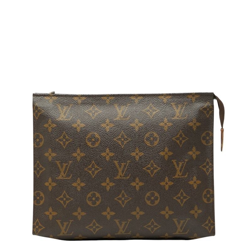 ルイ ヴィトン モノグラム ポッシュ トワレット26 M47542 ブラウン PVC レザー レディース LOUIS VUITTON 1-0237899