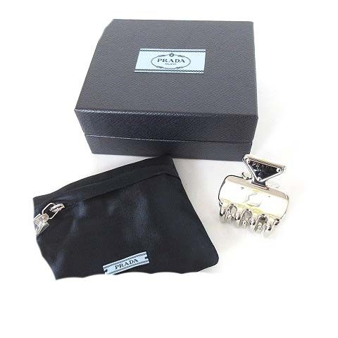 プラダ PRADA ヘアアクセサリー メタル クリップ トライアングル