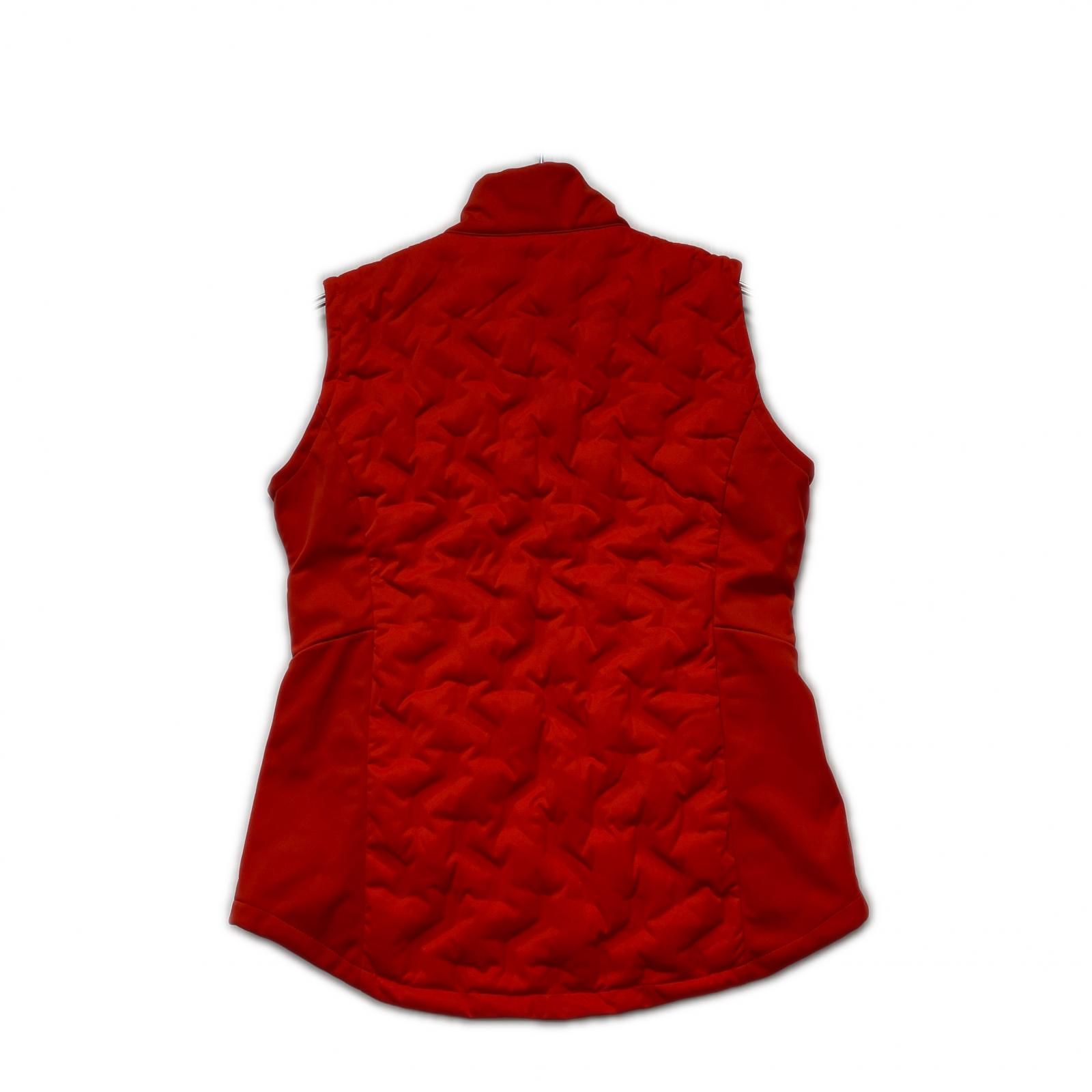 レディース デサントゴルフ DESCENTE GOLF ダウンベスト M オレンジ フルジップ