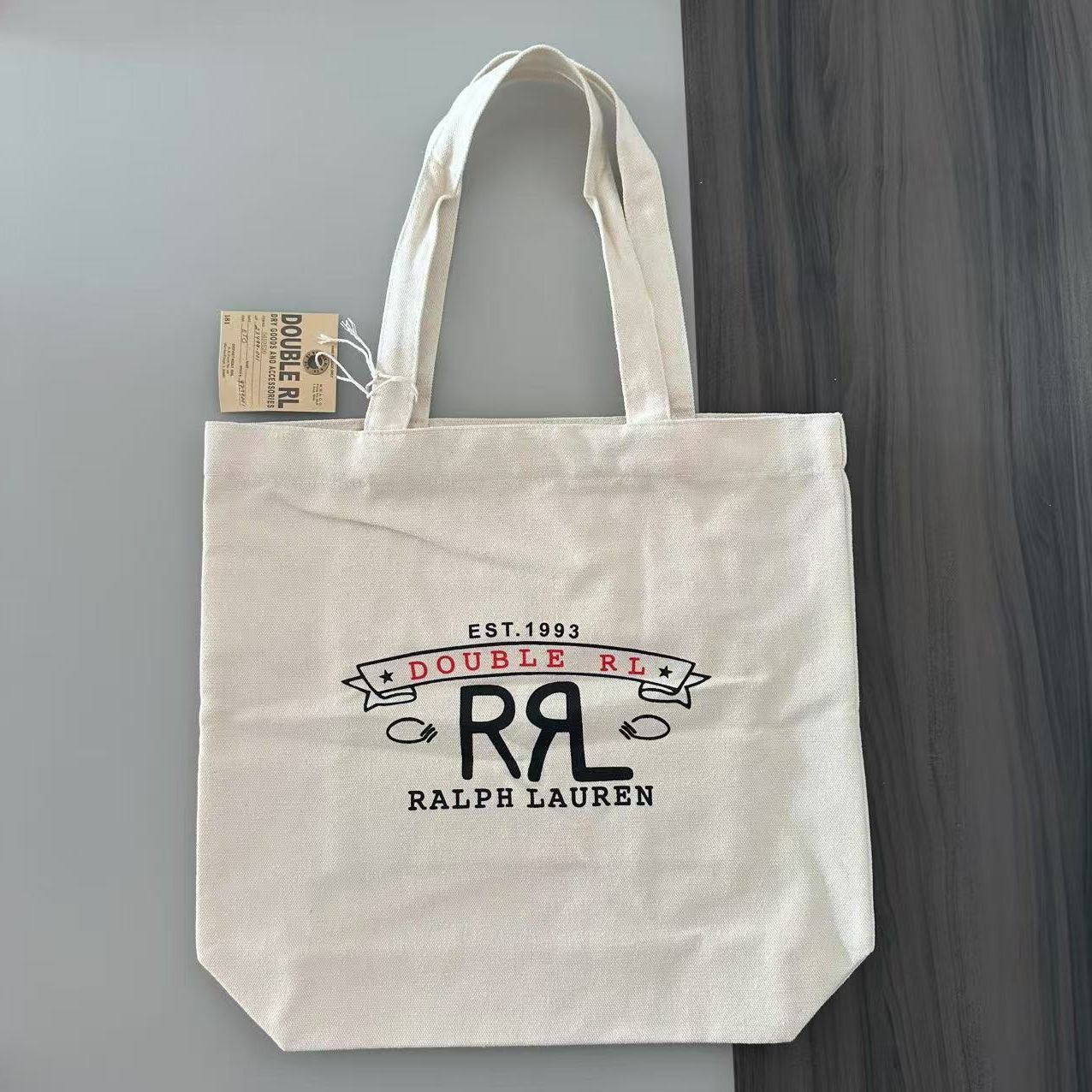 ダブルアールエル) RRL キャンバス ロゴ マーケット トートバッグ