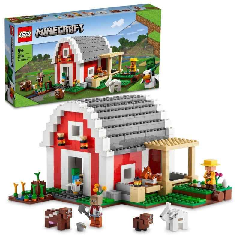レゴ LEGO マインクラフト 赤い馬小屋 21187 おもちゃ ブロック プレゼント テレビゲーム 家 おうち 男の子 女の子 9歳以上