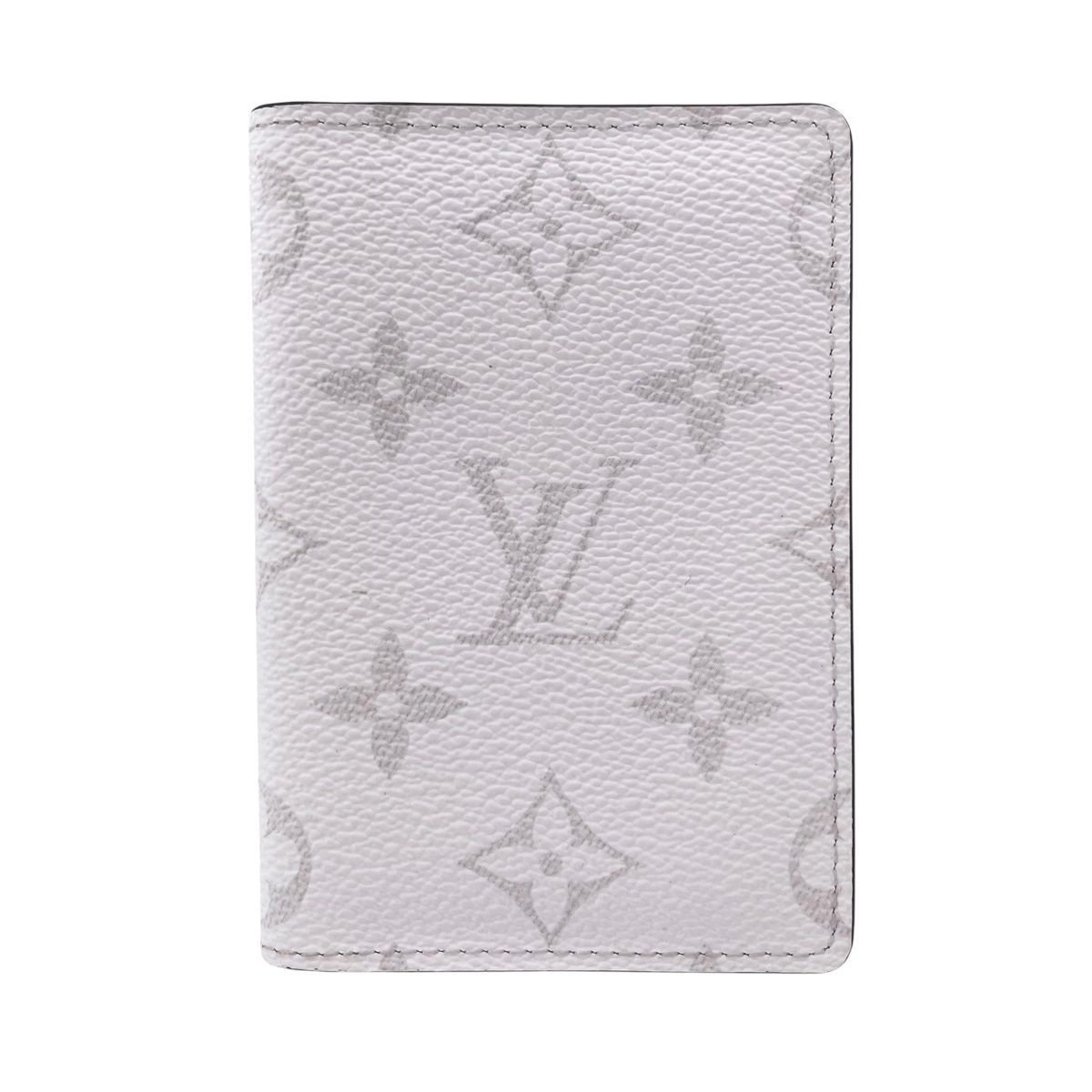 【中古】 LOUIS VUITTON ルイ・ヴィトン オーガナイザー・ドゥポッシュ M30933 モノグラム タイガ･レザー ホワイト クレジットカードケース 24031125 RD
