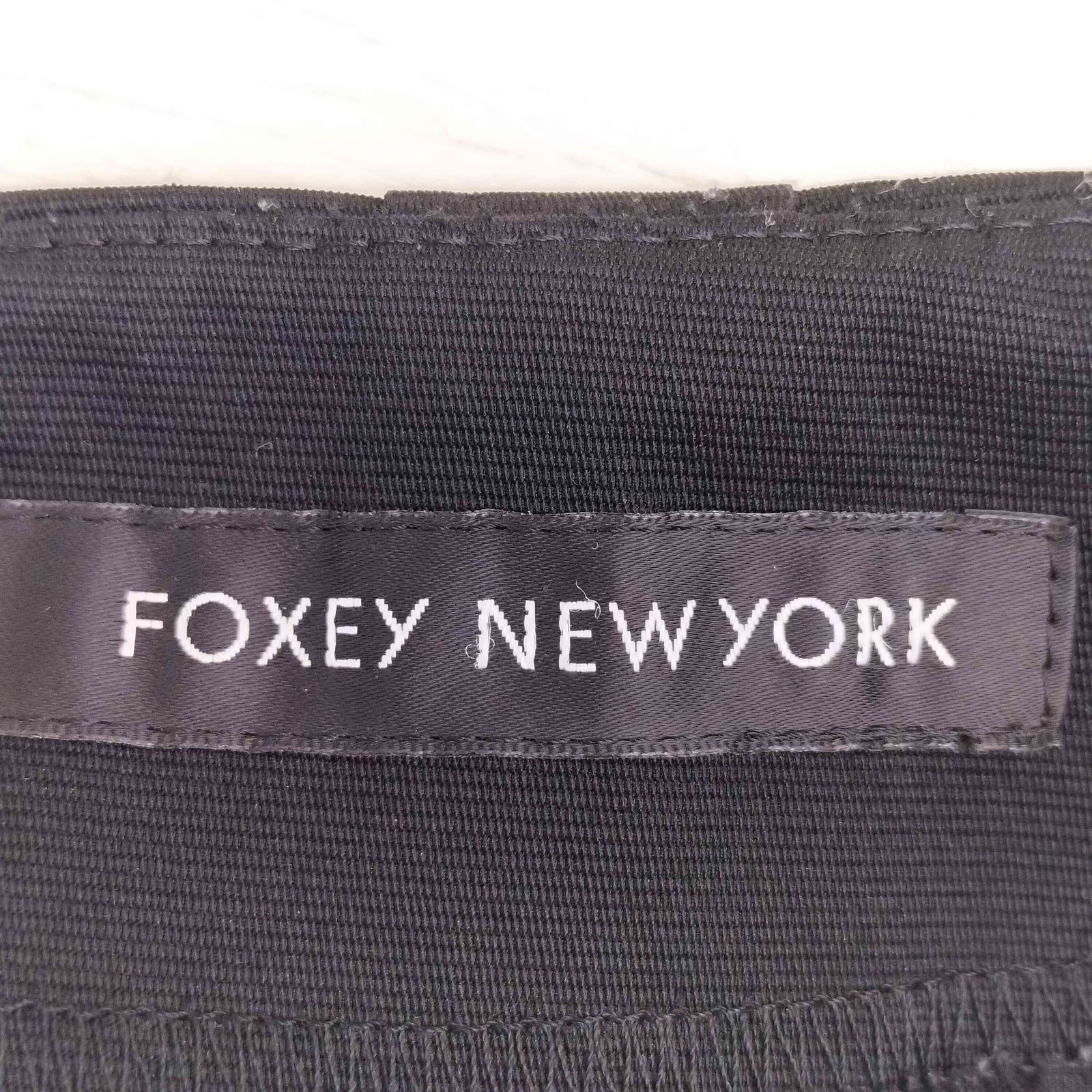 フォクシーニューヨーク FOXEY NEW YORK 膝丈 タックスカート