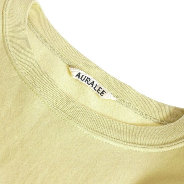 オーラリー AURALEE ELASTIC HIGH GAUGE SWEAT P スウェット