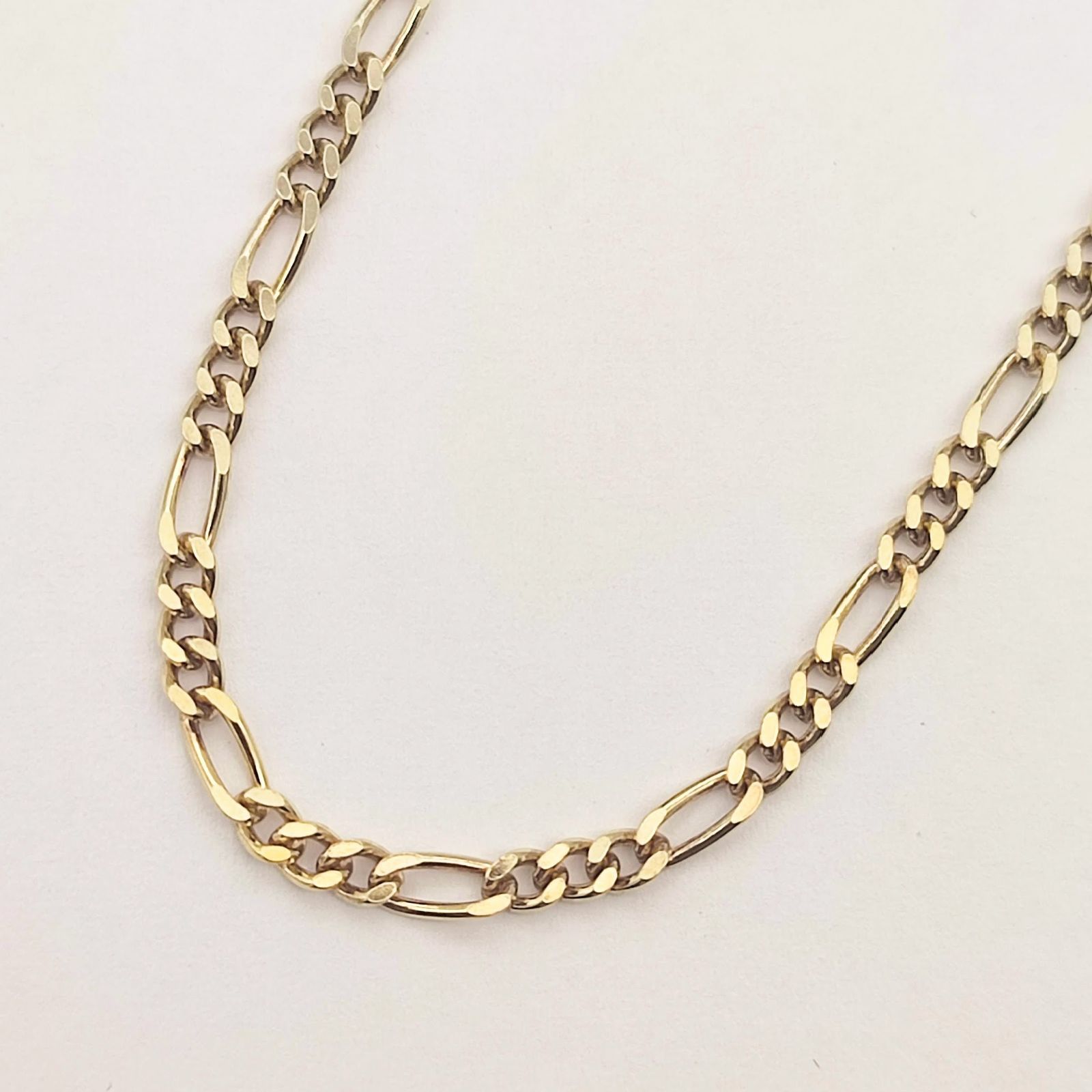 美品】フィガロチェーンネックレス ゴールドカラー SILVER シルバー925 